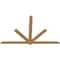 Ekena Millwork Kennewick Timber Gable Bracket, Western Red Cedar, 108"W x 68"H x 1 1/2"D x 5 1/2"F, 15/12 Pitch GBW108X68X0206KEN00SWR - alternate 2